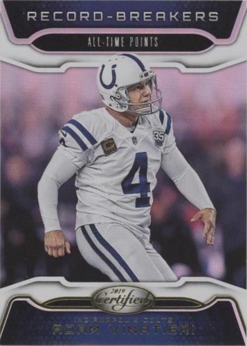 2019 Panini Certified Adam Vinatieri #RB-AV