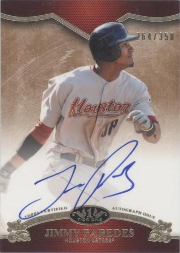 2012 Topps Tier One - Jimmy Paredes #OR-JPR