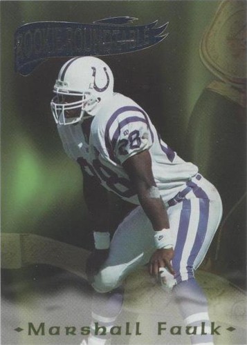 1995 Collector's Edge Excalibur Marshall Faulk #23