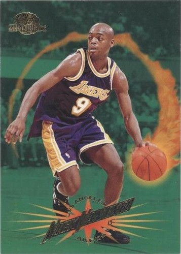 1995-96 Topps #WK2 Nick Van Exel Whiz Kids Insert Card Los