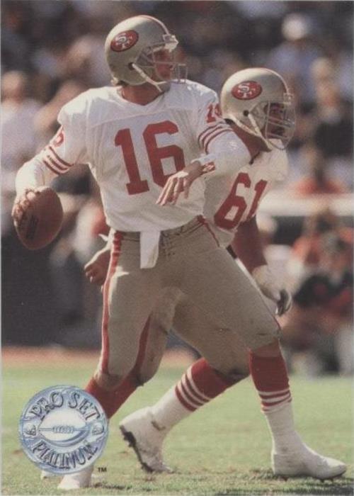 Juego profesional Platinum Joe Montana #139 1991