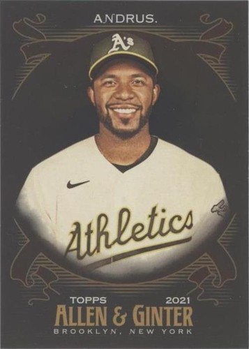 2021 Topps Allen & Ginter's X - Elvis Andrus #346