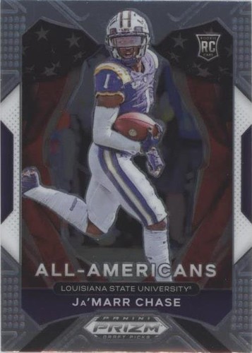 2021 Panini Prizm Draft Picks Ja'Marr Chase #185