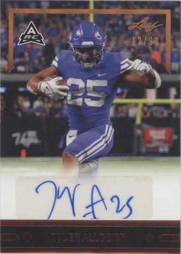 2021 Leaf Memories Tyler Allgeier #GLR-TA1