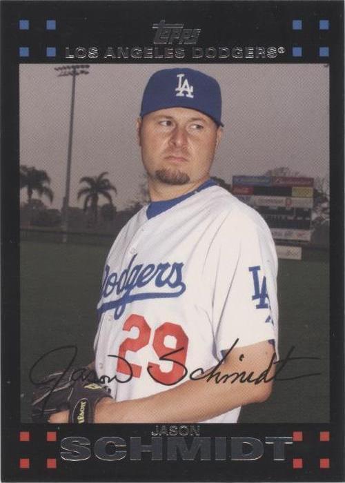 Jason Schmidt Los Angeles Dodgers Baseball Sports Trading Cards