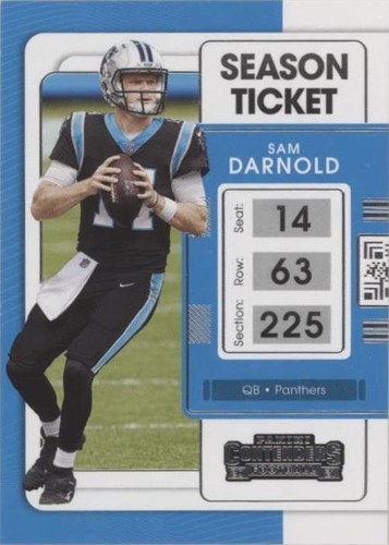 2021 Panini Contenders Sam Darnold #13