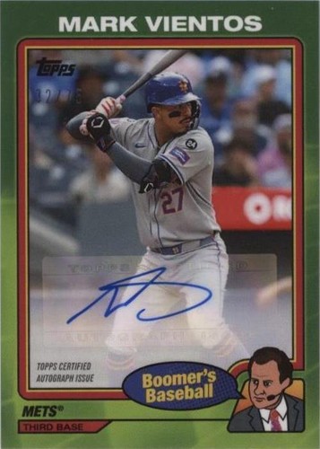 2024 Topps X Chris Berman Boomer's Baseball - Mark Vientos #90A