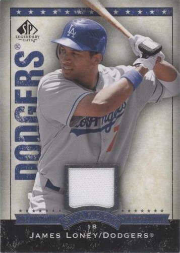 2008 SP Legendary Cuts - James Loney #DS-JL