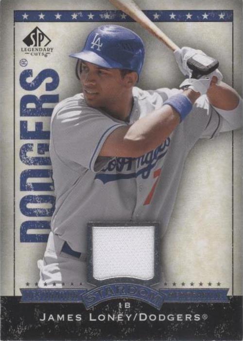 2008 SP Legendary Cuts - James Loney #DS-JL