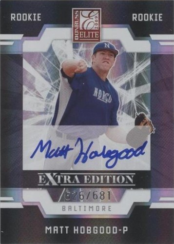 2009 Donruss Elite Extra Edition - Matt Hobgood #54