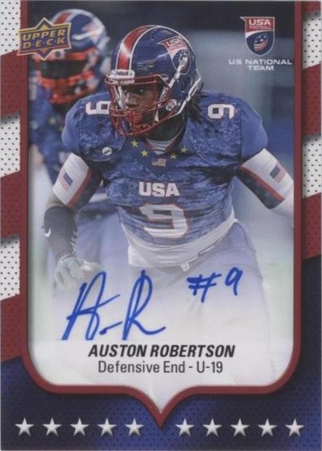 2016 Upper Deck USA Football Auston Robertson #9
