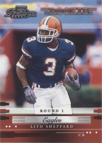 2002 Playoff Prestige Lito Sheppard #171