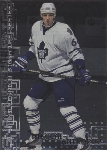 1999-00 In the Game Be A Player Millennium Signature Series - Nik Antropov #224