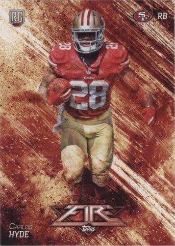 2014 Topps Fire Carlos Hyde #151