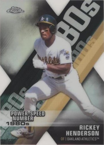 2020 Topps Chrome - Rickey Henderson #DOD-3