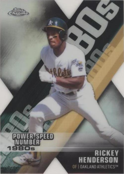 2020 Topps Chrome - Rickey Henderson #DOD-3