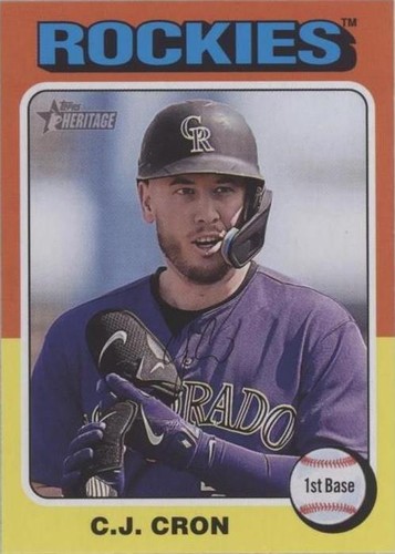 2024 Topps Heritage - C.J. Cron #435