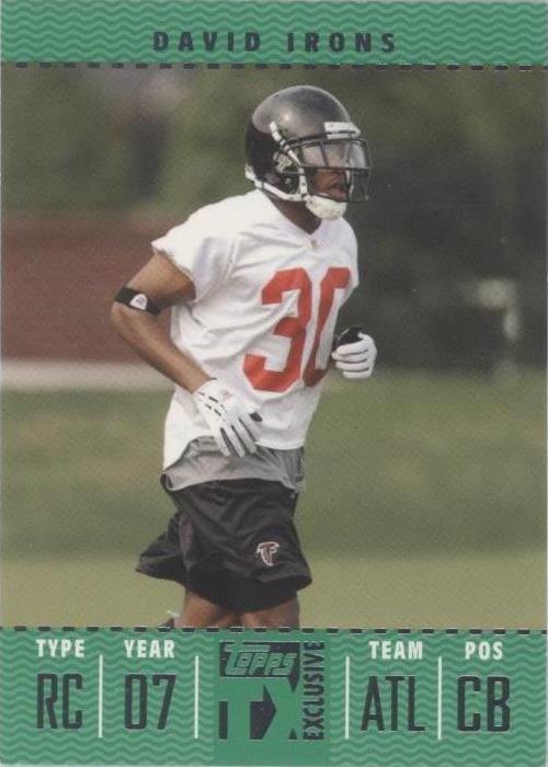 2007 Topps TX Exclusive David Irons #168