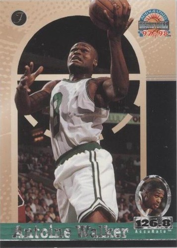 1997 Score Board Autographed Basketball - Antoine Walker #47