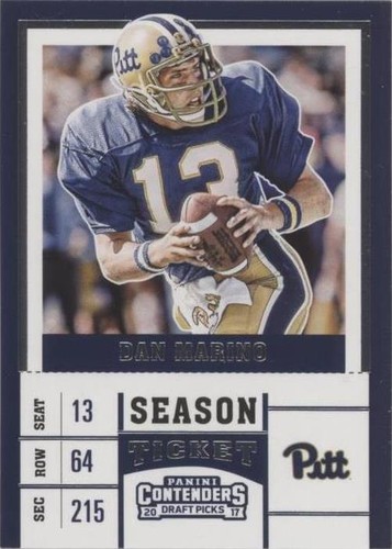 2017 Panini Contenders Draft Picks Dan Marino #23