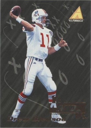 1995 Pinnacle Club Collection Drew Bledsoe #34