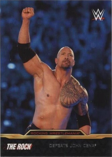 2015 Topps WWE Road to Wrestlemania - The Rock #7