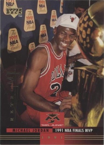 1998 Upper Deck Michael Jordan #49 Retro MJ Mr June 1991 NBA