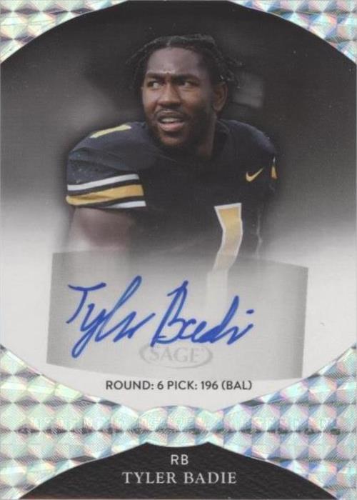 2022 Sage Aspire Tyler Badie #ASP-TB3