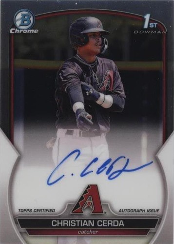 2023 Bowman Chrome - Christian Cerda #CPA-CCE