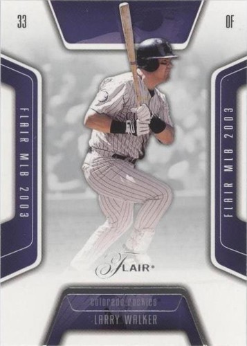 2003 Flair - Larry Walker #70