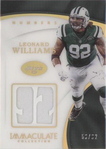 2017 Panini Immaculate Collection Leonard Williams #NU-74