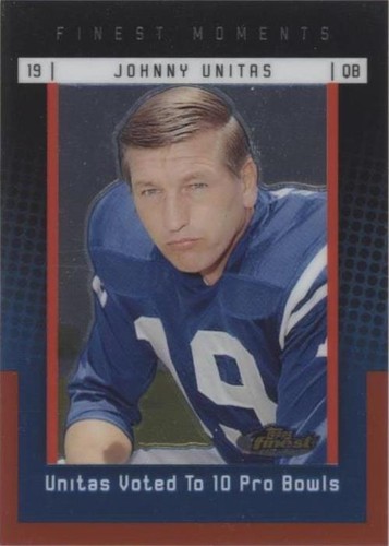 2006 Topps Finest Johnny Unitas #JU8