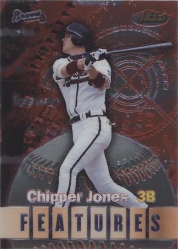 2000 Topps Finest - Andruw Jones Chipper Jones #127