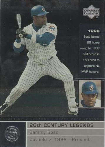 2000 Upper Deck Legends - Sammy Sosa #124