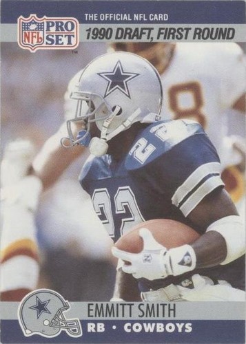 その他 NFL card 1990 almost complete set PROSET 1990 Pro Set Offensive Rookie of The Year Emmitt Smith #1