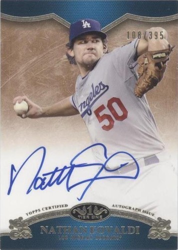 2012 Topps Tier One - Nathan Eovaldi #OR-NE
