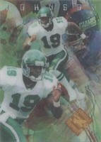 1996 Collector's Edge Advantage Keyshawn Johnson #V2