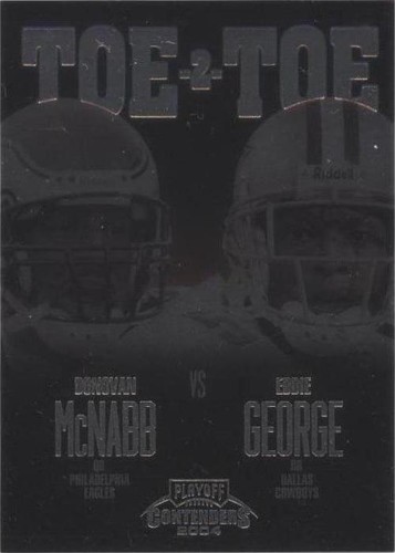 2004 Playoff Contenders Donovan McNabb Eddie George #TT-22