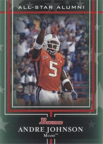 2009 Bowman Draft Picks Andre Johnson #AA5