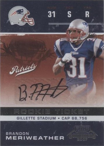 2007 Playoff Contenders Brandon Meriweather #118