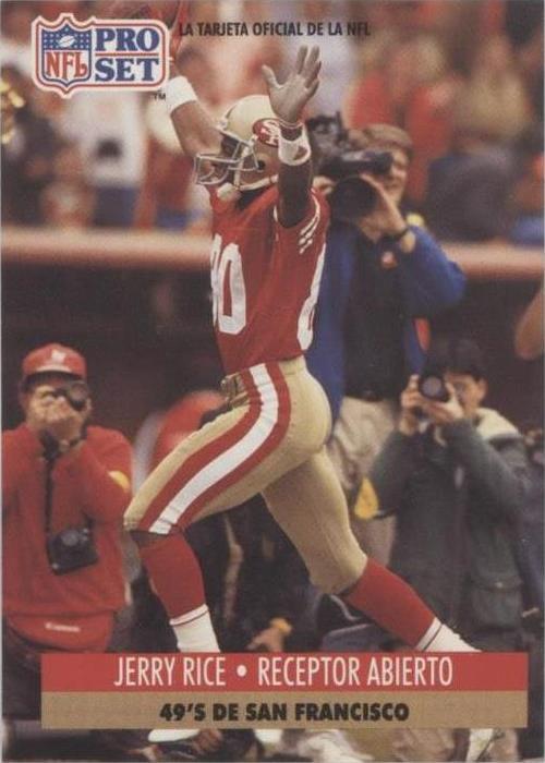 1991 Pro Set Spanish Jerry Rice #222