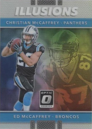 2017 Donruss Optic Christian McCaffrey Ed McCaffrey #18