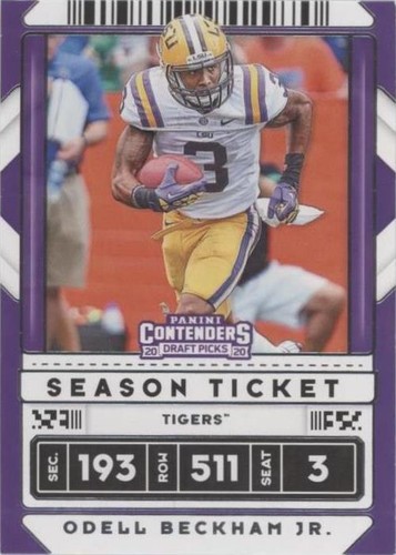 2020 Panini Contenders Draft Picks Odell Beckham Jr. #78