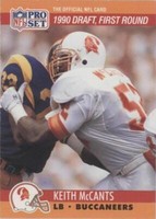 1990 Pro Set Keith McCants #672