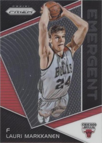 2017-18 Panini Prizm LAURI MARKKANEN Silver AUTO Autograph