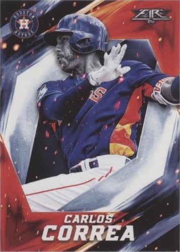 2017 Topps Fire - Carlos Correa #128