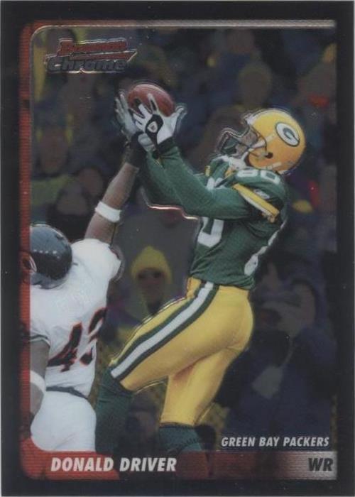 2003 Bowman Chrome Donald Driver #98
