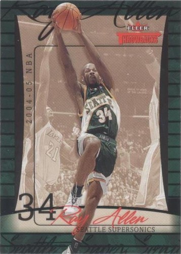 2004-05 Fleer Throwbacks - Ray Allen #17