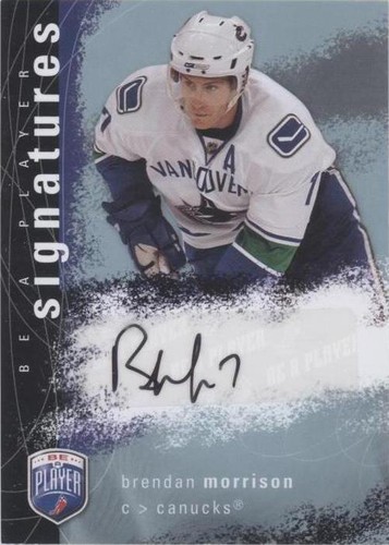 2007-08 Upper Deck Be a Player - Brendan Morrison #S-BM