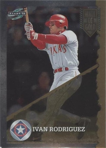 1995 Score - Ivan Rodriguez #HG 74